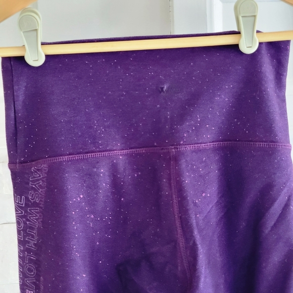 WITH x Peloton Sundays With Love High Waist Leggings Yoga Pants Purple Small - Picture 11 of 14